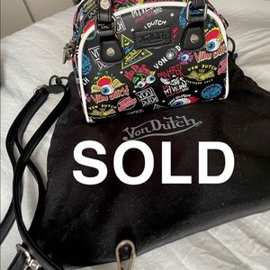 SOLD Brand New Von Dutch Bowling Bag / Purse